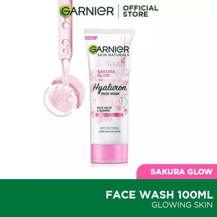 Garnier Sakura Glow Gr Sabun Muka Lazada Indonesia