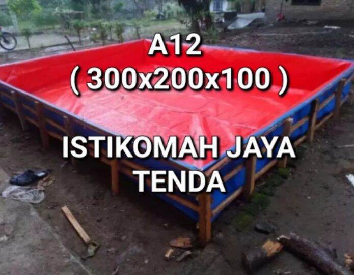 Terpal Kolam Ikan Type A X X Bahan Korea Original