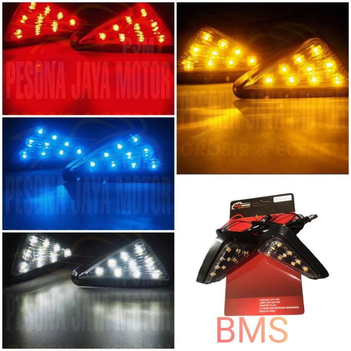 Sen Tempel Lampu Sein Tempel Segitiga LED Universal Buat R15 V2 V3