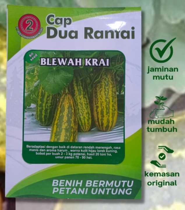 Benih BLEWAH KRAI Timun Suri Hijau Loreng Bibit Unggul Isi 10 Gram