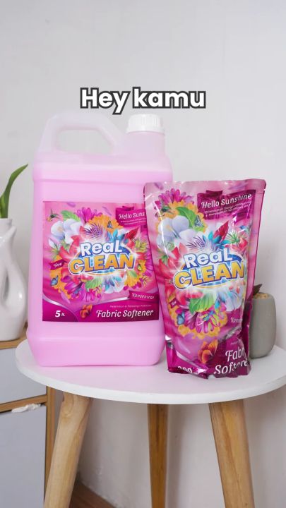 Real Clean Softener Pelembut Pewangi Pakaian Konsentrat Fabric