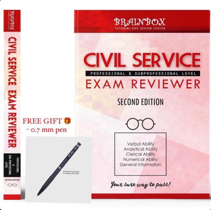 Brainbox Civil Service Exam Reviewer Second Edition Lazada Ph