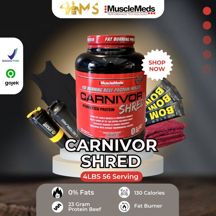 Carnivor Shred Lbs Musclemeds Thermogenic Beef Protein Lazada Indonesia