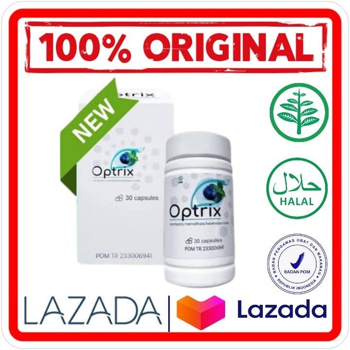 OPTRIX Obat Mata Minus Rabun Silinder Katarak Herbal Asli Original BPOM