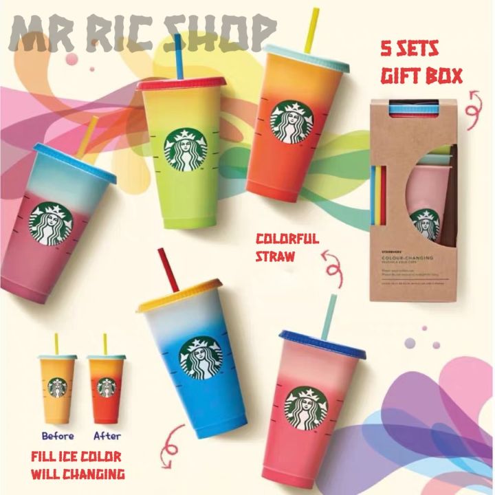 Gelas Botol Minum Gembes Reusable Tumbler Starbucks Cangkir Gelas Kopi