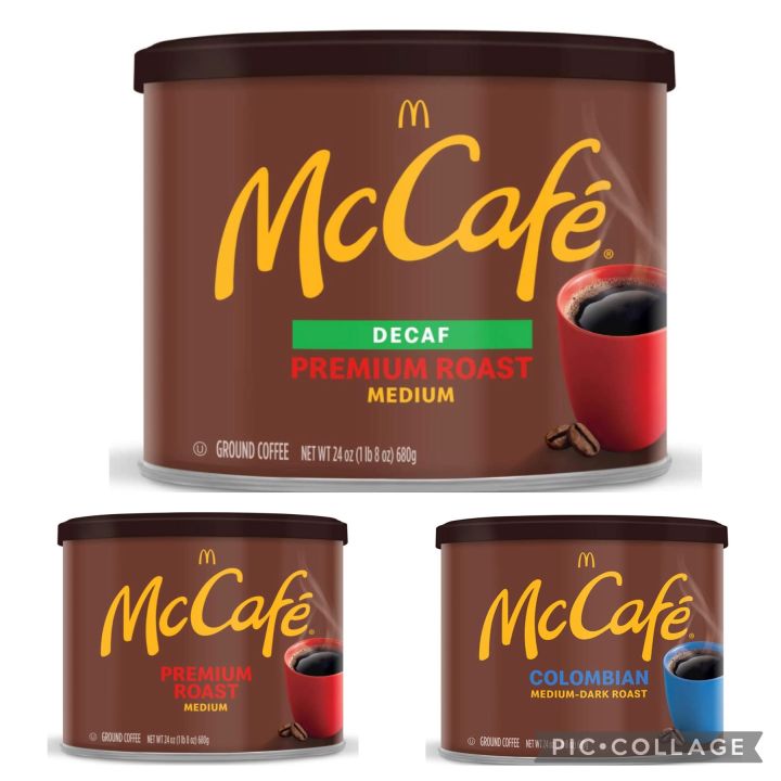 Mccaf Premium Medium Roast Ground Coffee Oz Canister Mccafe Coffee