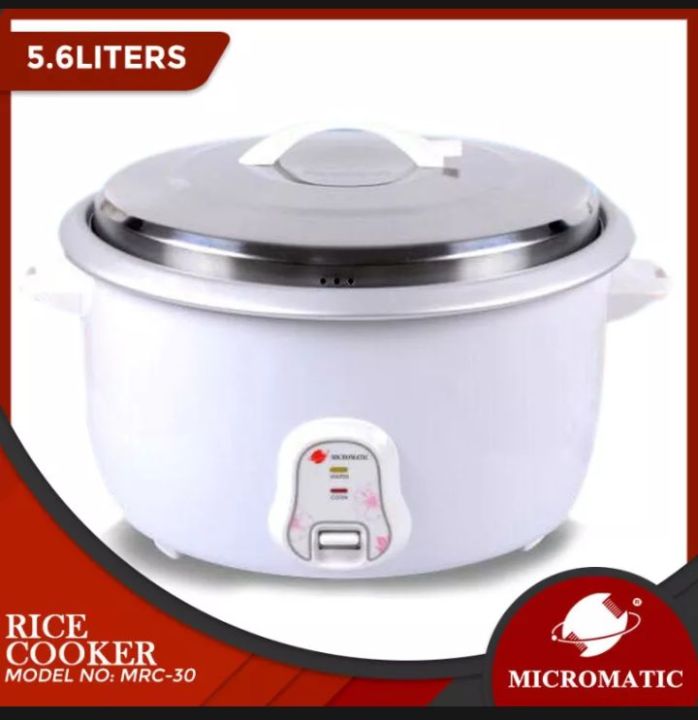 Micromatic MRC 30 Cups 5 6L Heavy Duty Rice Cooker Lazada PH