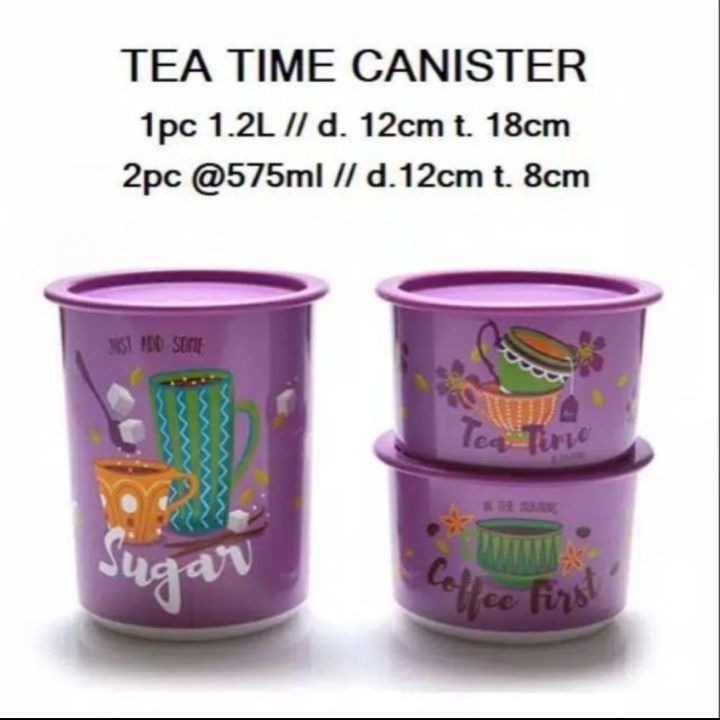 TEA TIME CANISTER Tupperware Lazada Indonesia