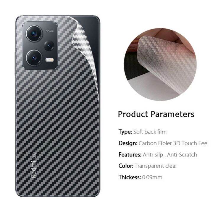 Back Carbon Fiber Film For Infinix Tecno Spark Go Spark Go Back