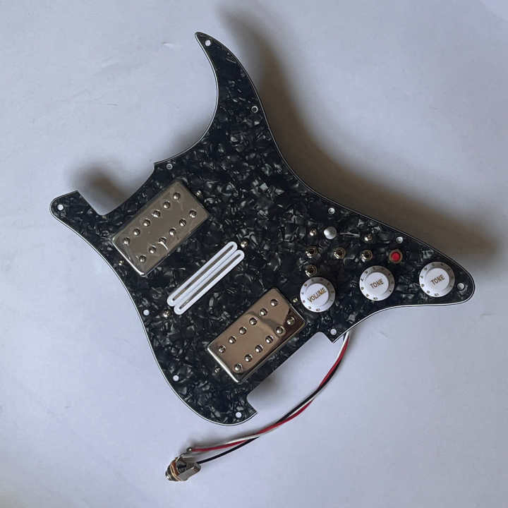 Prewired Loaded Guitar Stratocaster Pickguard Hsh Pick Guard Humbucker