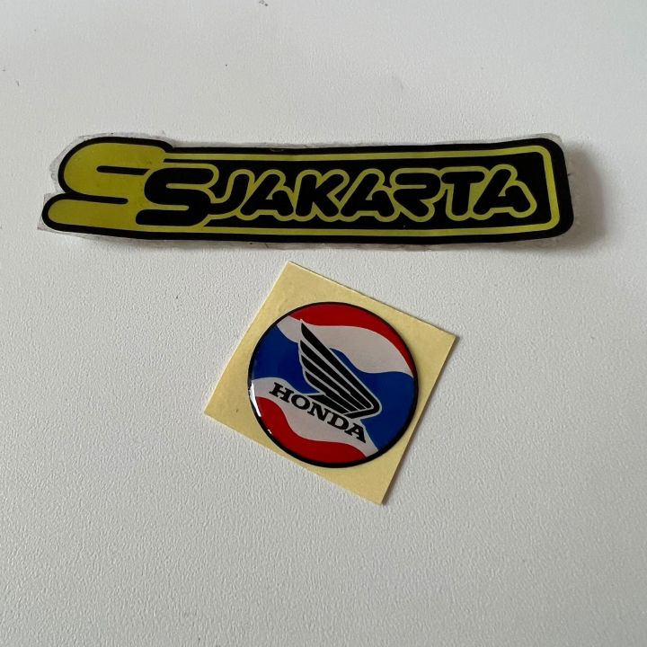 Sticker Stiker Emblem Sayap Honda Bulat Timbul Lazada Indonesia