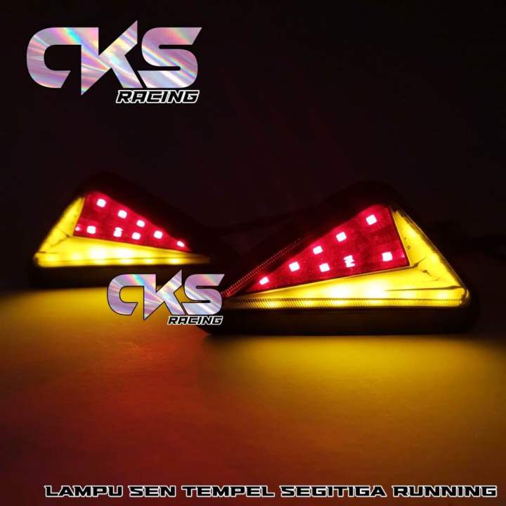 Sein Tempel Lampu Sen Tempel Segitiga Neon Mode Universal R Cbr R