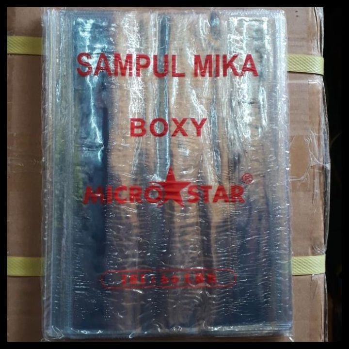 Sampul Buku Plastik Mika Bening Ukuran Boxy Maxy Campus Big Bos B5 1