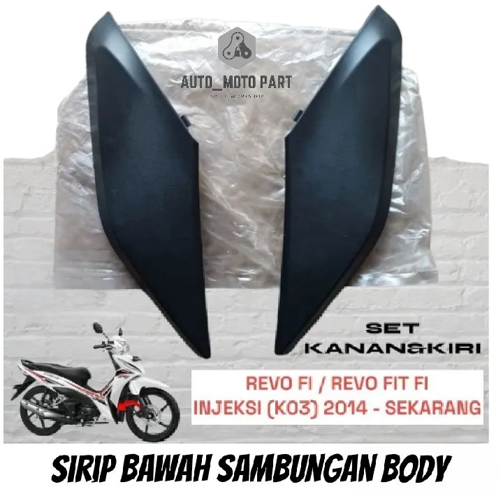 Sirip Bawah Sambungan Panel Depan Bawah Revo Fi Fit X Injeksi K Kanan