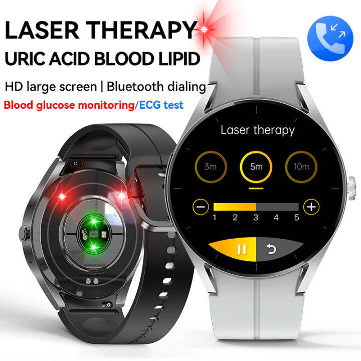 New KS05pro Smart Watch Laser Physiotherapy Non Invasive Uric Acid