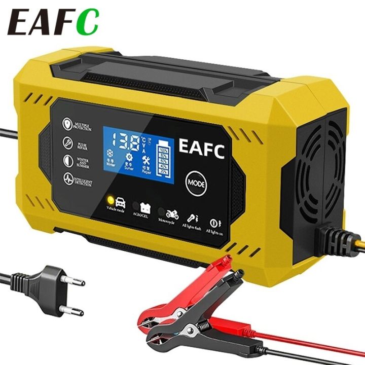 Eafc Large Screen V A Fully Automatic Car Battery Charger Power