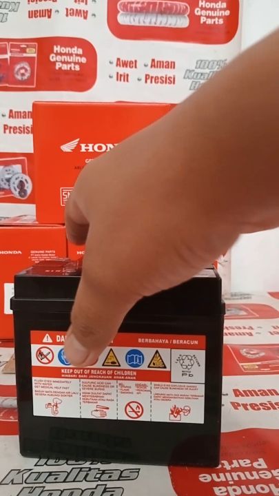 Aki Kering Accu Battery GTZ6V Vario 125 150 160 Original Honda