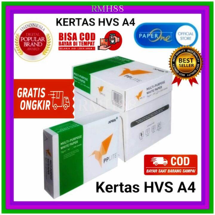 Kertas Hvs A4 PP LITE EKON Exellent 1 Rim 500 Lembar Lazada Indonesia