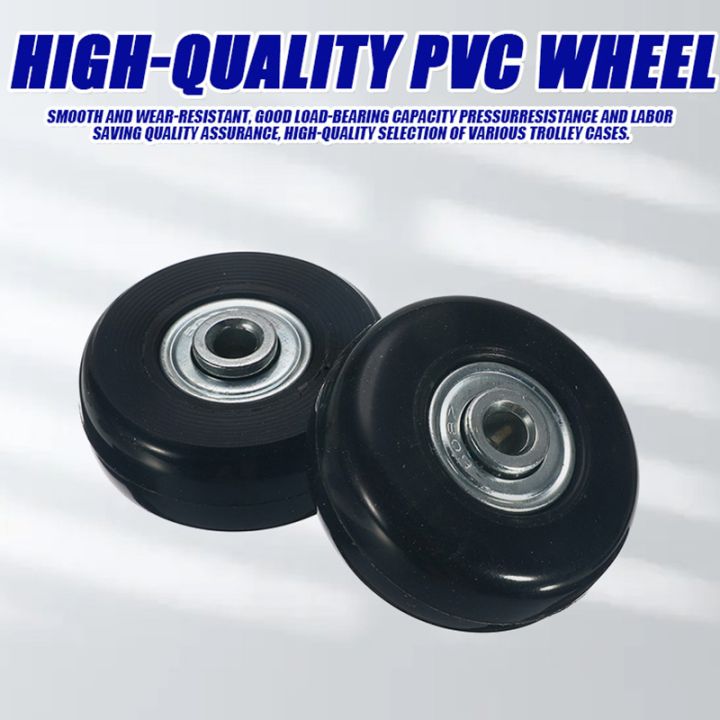 4pcs Luggage Wheel Replacement Kit Rubber Universal Wheels Swivel