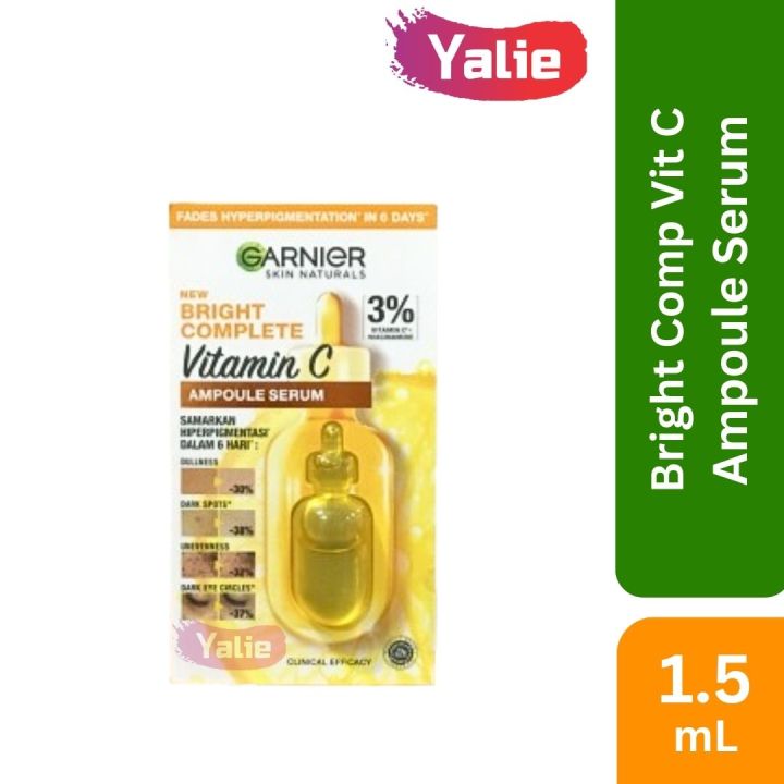 Garnier Bright Complete Vitamin C Ampoule Serum 1 5ml Lazada Indonesia