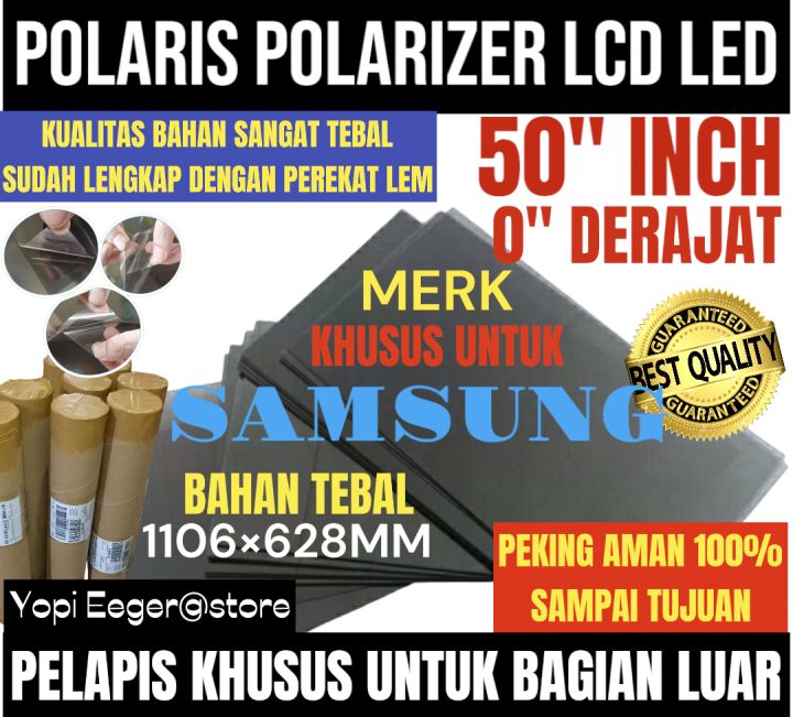 Polaris Polarizer Lcd Led Samsung Inch Plastik Film Khusus Untuk