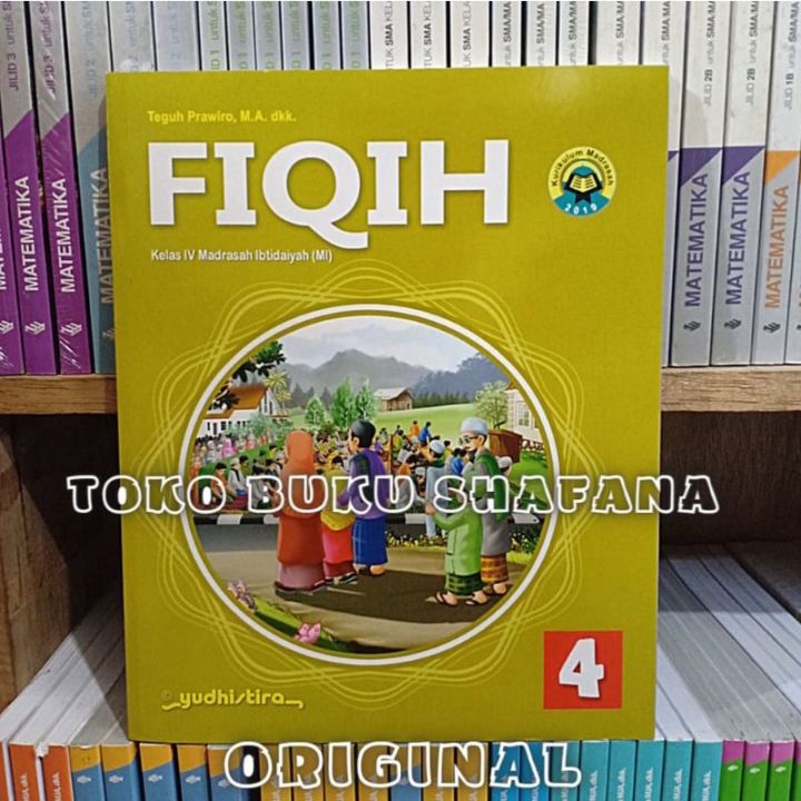 Buku FIQIH Kelas 4 MI Kurikulum Madrasah 2019 Yudhistira Buku Fikih