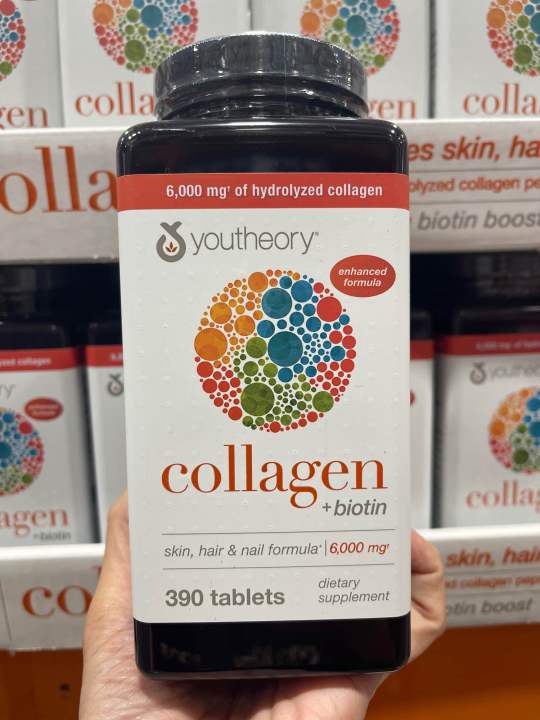 Youtheory Collagen Biotin 390 Tablets Exp FEB 2026 Lazada PH