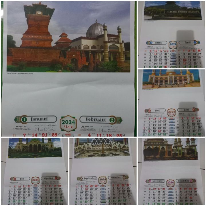 Kalender Jawa Lengkap Lembar Ori Menara Kudus Lazada Indonesia