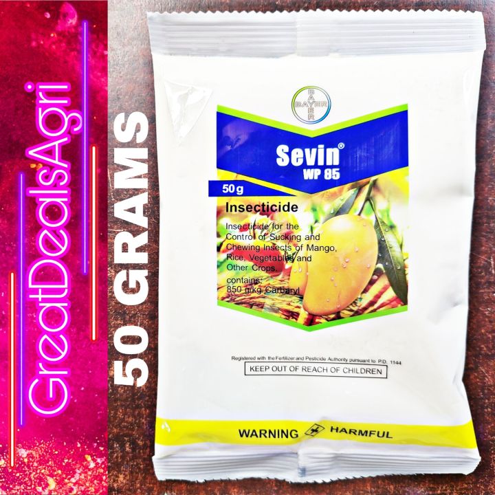 SEVIN WP 85 CARBARYL INSECTICIDE 50 GRAMS BAYER Lazada PH