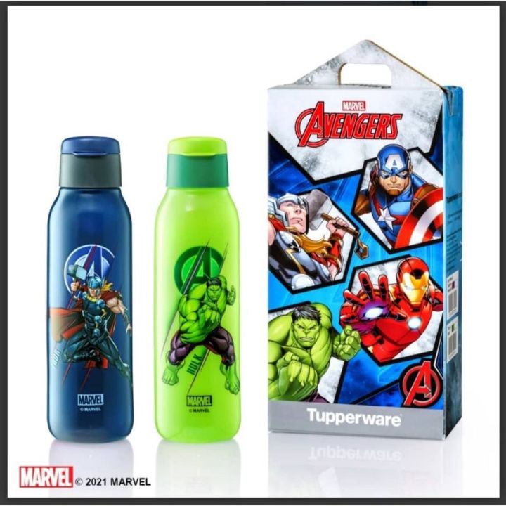 Tupperware Avengers Eco Bottle Set Ml Thor Hulk Lazada