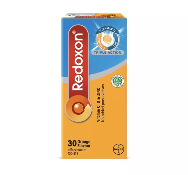 Redoxon Effervescent Triple Action Vitamin C 1000mg Vitamin D 400 IU