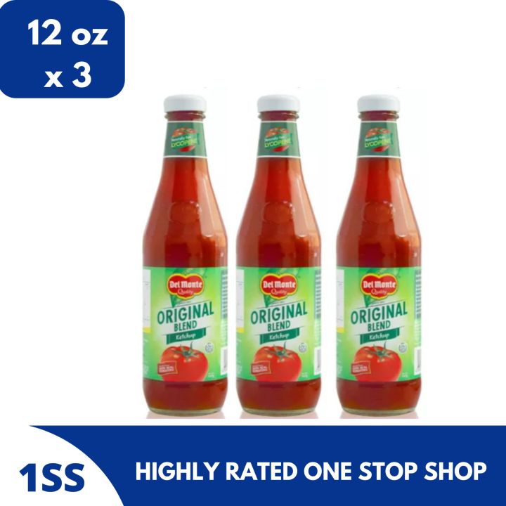 Del Monte Tomato Ketchup Original Blend 12oz Set Of 3 Lazada PH