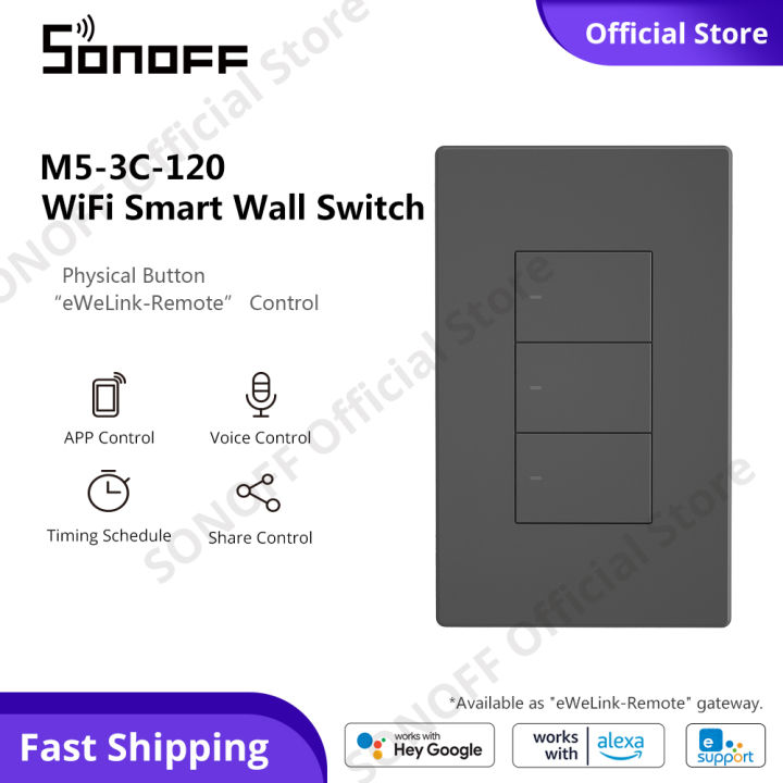 SONOFF SwitchMan M5 WiFi Smart Wall Switch 120 Type Mechanical Smart