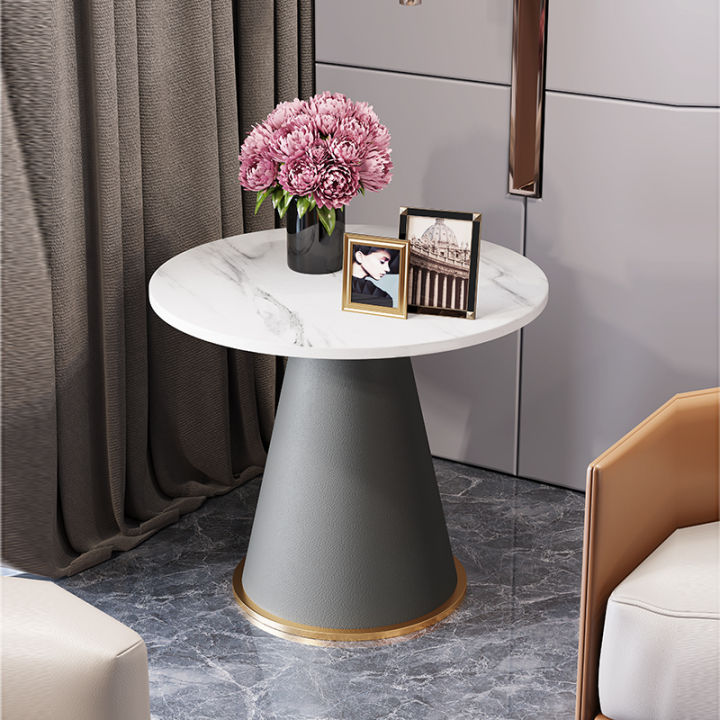 Nordic Accessible Luxury Stone Plate Creative Side Table Minimalist