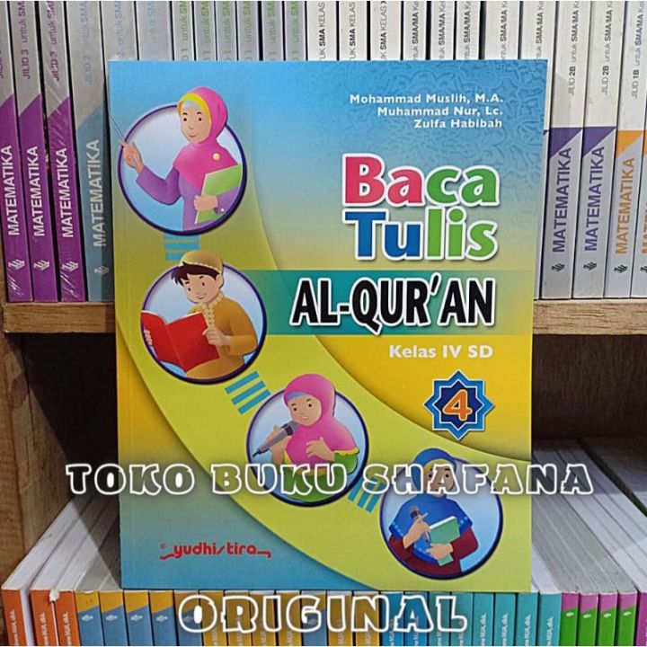 Buku Btq Kelas Sd Mi Yudhistira Original Baca Tulis Al Quran