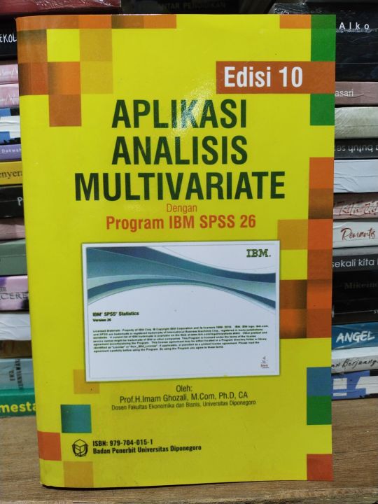 Buku Aplikasi Analisis Multivariate Dengan Program Ibm Spss Edisi