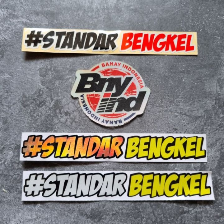 STICKER STIKER STANDAR BENGKEL CUTTING Lazada Indonesia