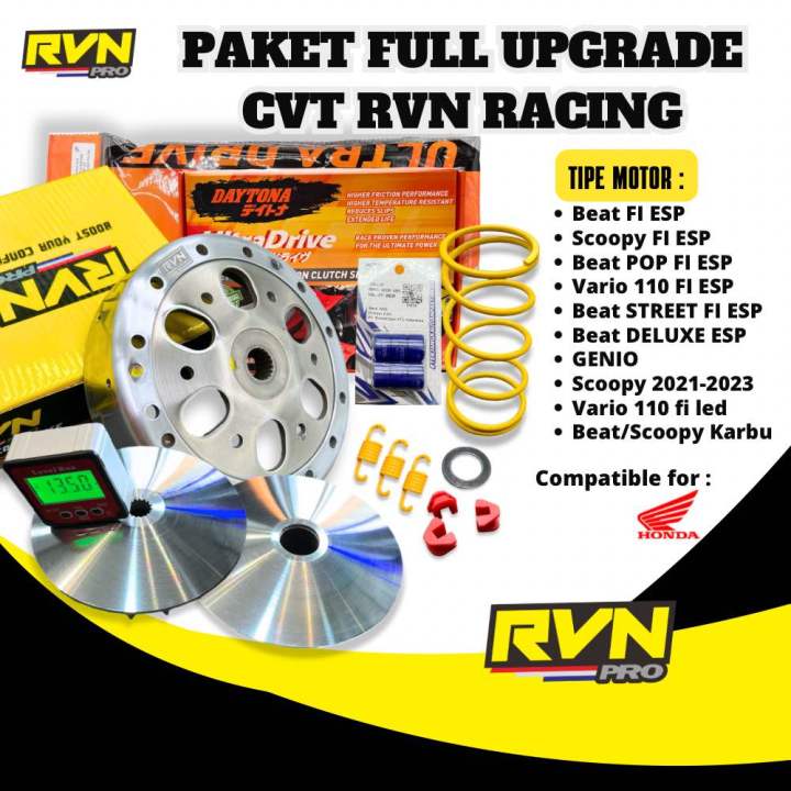 Paket Cvt Super Full Upgrade Cvt Rvn Beat Fi Esp Scoopy Fi Esp Genio