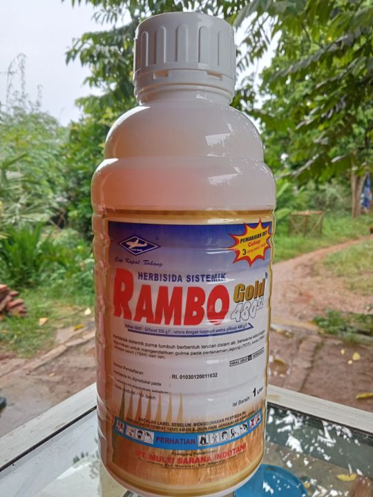 Herbisida Rambo 1L Pembasmi Rumput Dan Gulma Sampe Ke Akar Akar Nya