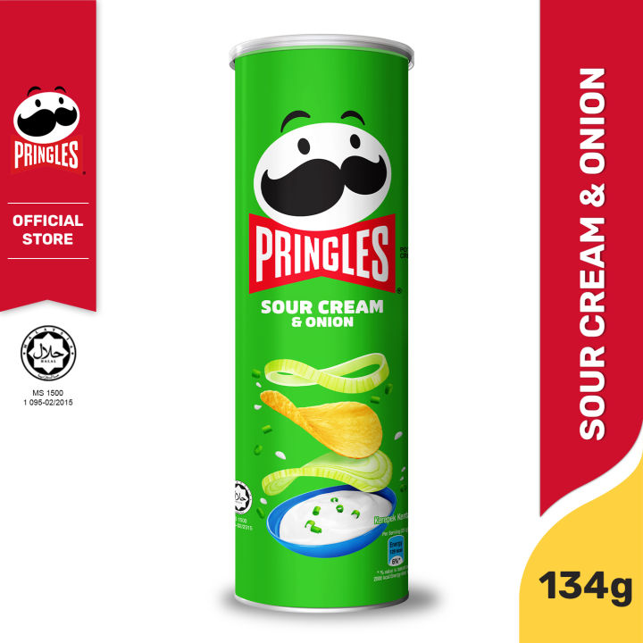 Pringles Potato Chips Sour Cream Onion 134g Lazada PH