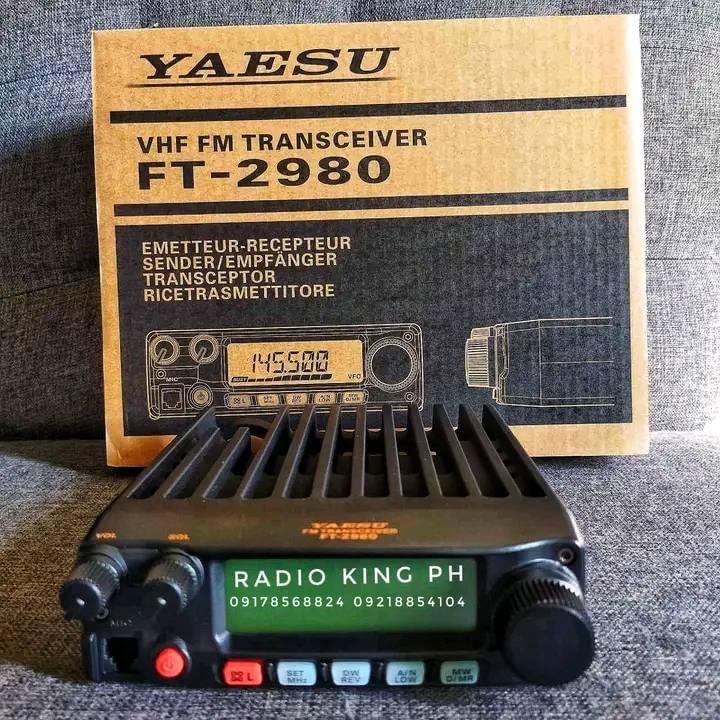 YAESU FT 2980R 80 Watts Heavy Duty Mobile Base Radio Transceiver