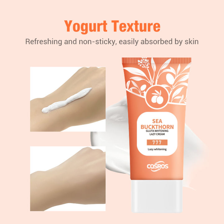 Sea Buckthorn Gluta Facial Whitening Lazy Moisturizing Cream Brighten