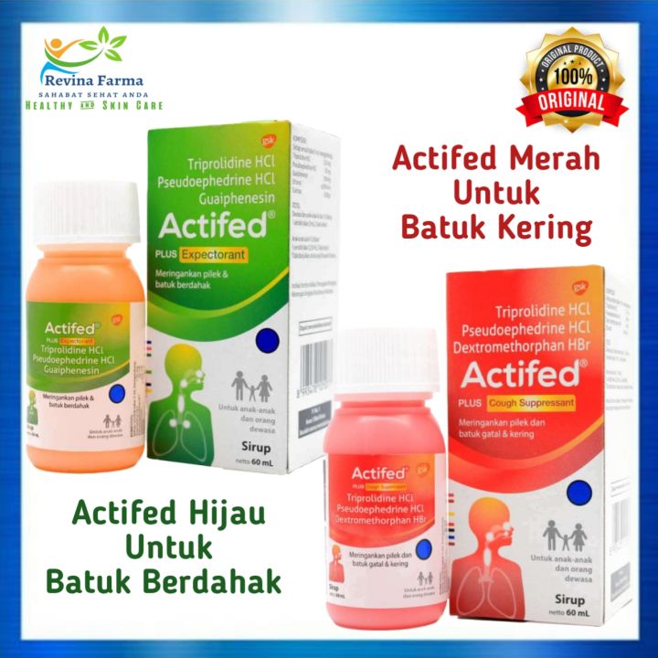 Actifed Hijau Actifed Merah Ml Actifed Plus Expectorant Actifed