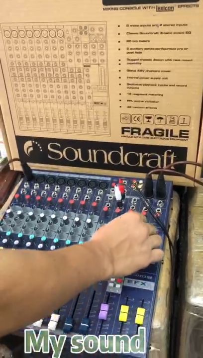 Soundcraft Efx Channel Mixing Console Low Cost High