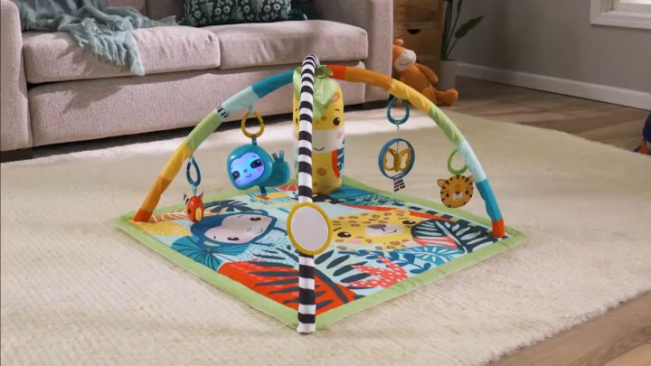 Fisher Price 3 In 1 Rainforest Sensory Gym HJW08 Lazada