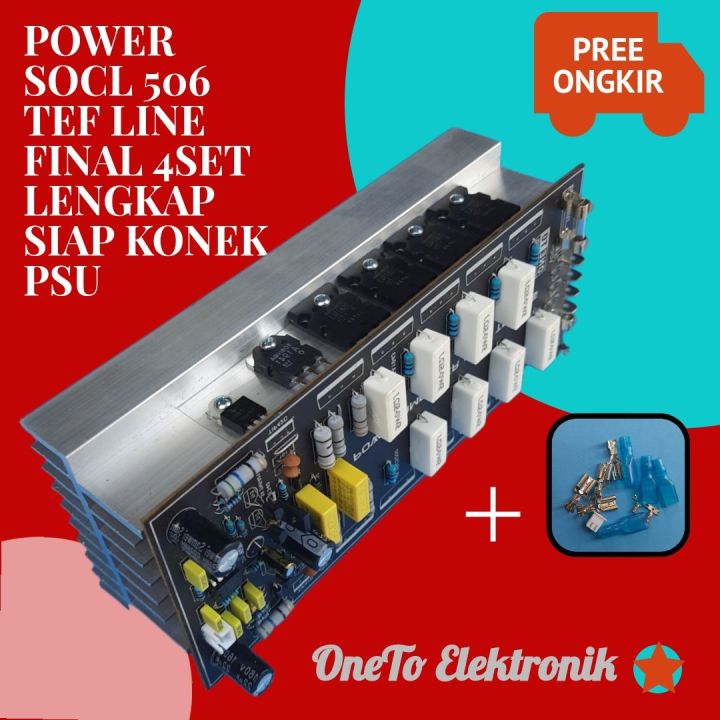 Power Driver Socl Tef Set Final Lengkap Siap Konek Psu Lazada