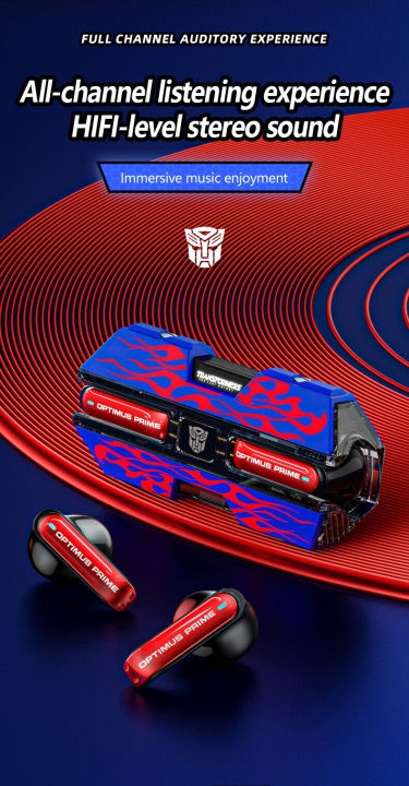 Disney Marvel Transformers Optimus Prime TF T01 Wireless Bluetooth 5 3