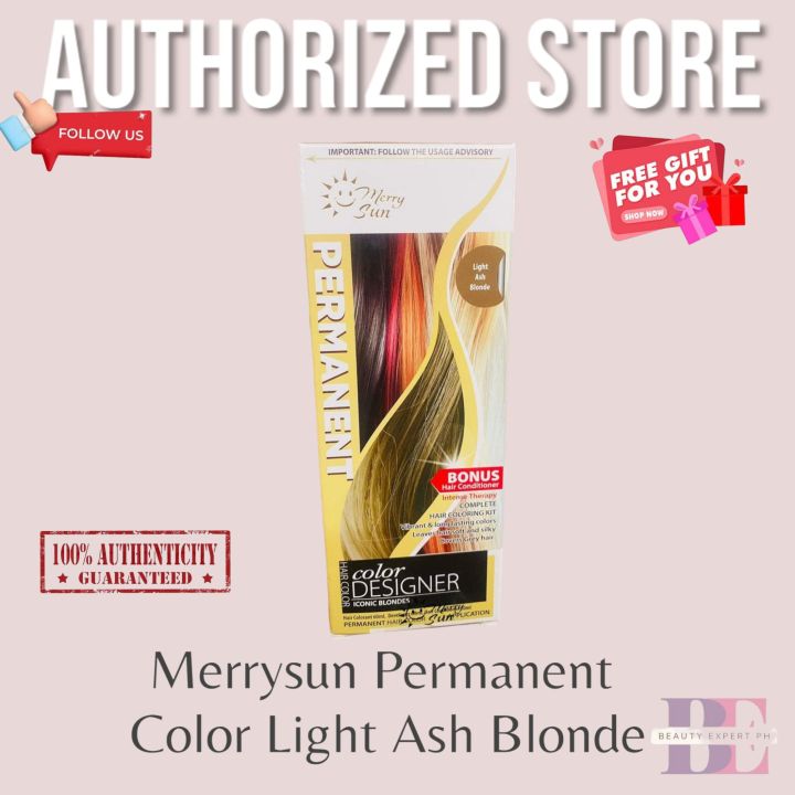 Permanent Color LIGHT ASH BLONDE By Merrysun Lazada PH