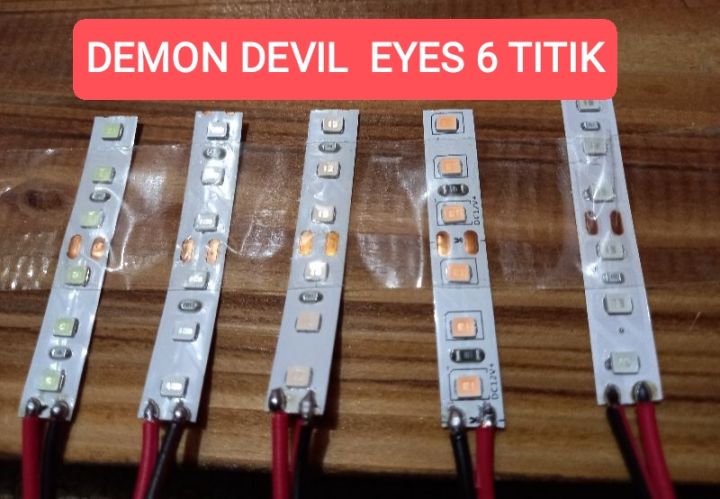 Lampu Demon Eye Titik Led Super Terang Devil Eyes V Lazada Indonesia