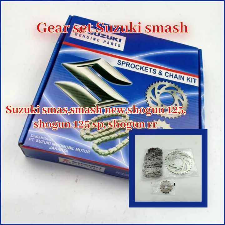 GEAR SET SUZUKI SMASH SMASH NEW SHOGUN 125 SHOGUN 125 SP SHOGUN RR